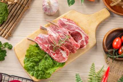 天然羊梅花排500G